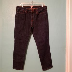 J crew dark wash stretch denim jeans size 31